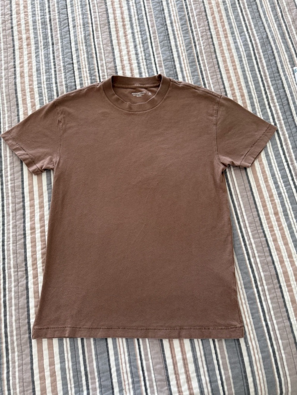 Boy’s Abercrombie & Fitch Chocolate Brown Short Sleeve Crew Tee